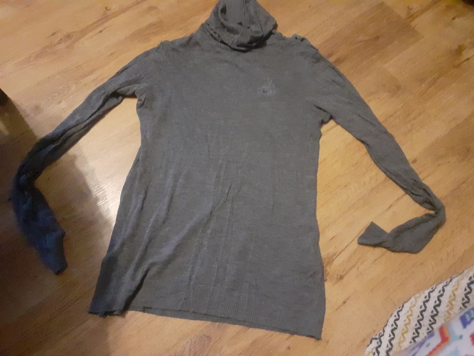 Golf szary massimo dutti tanio jesień