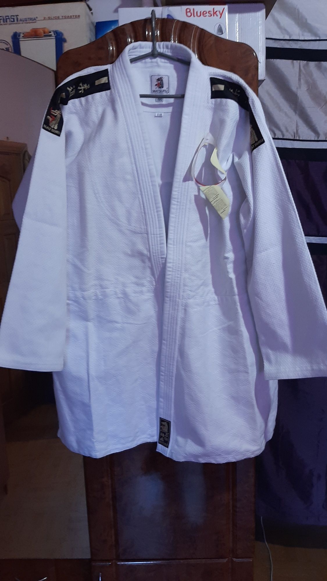 Плотное кимоно Matsuru для дзюдо без штанов и без пояса рост 184-190