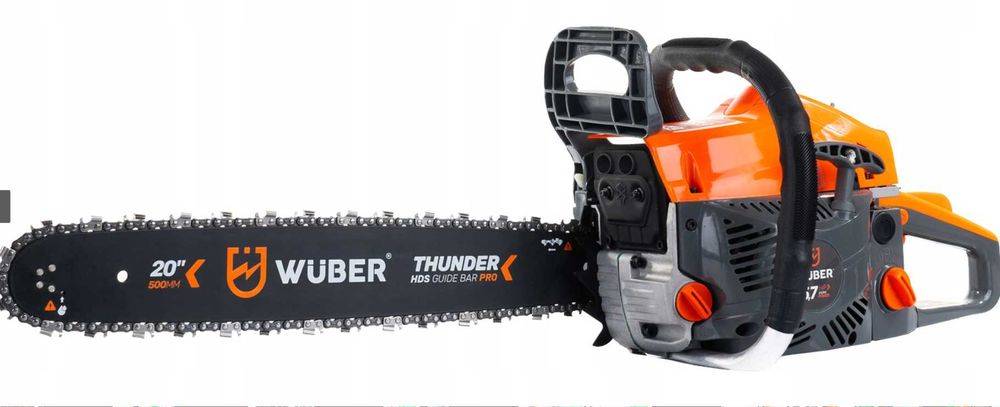 PIŁA SPALINOWA pilarka łańcuchowa 5,7 KM + 2 prowadnice + 2x łańcuch