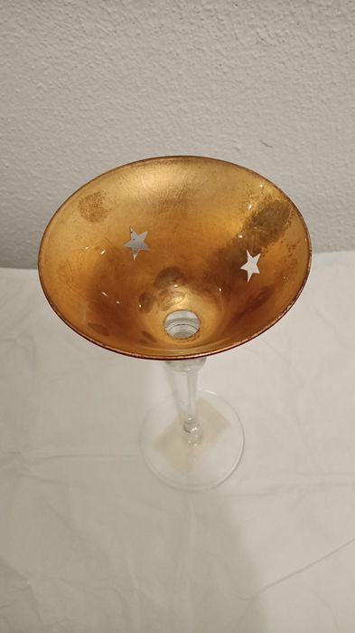 Castiçal com estrelas