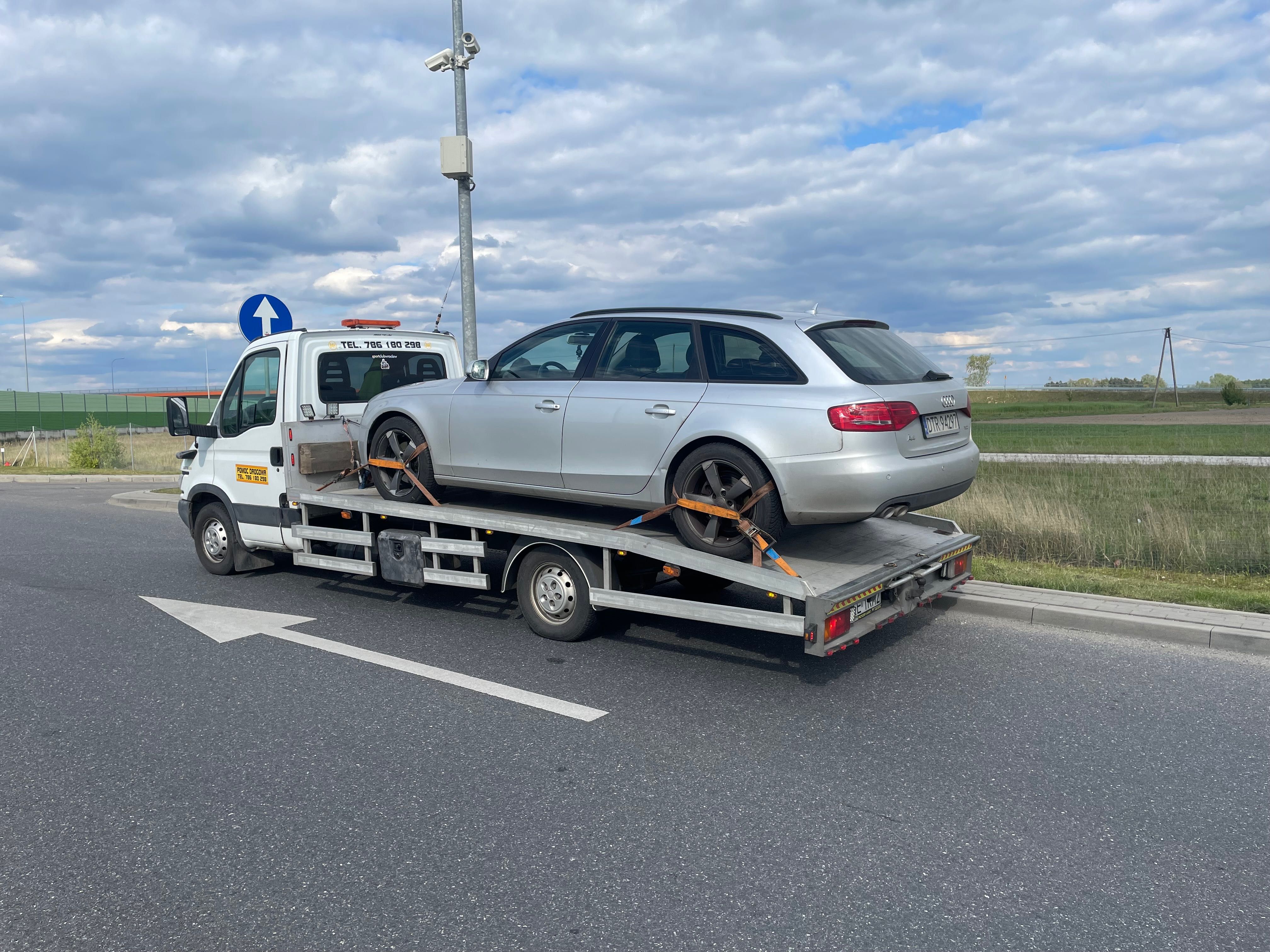 usługi transportowe pomoc drogowa 24h Ciężarowe Osobowe laweta TIR