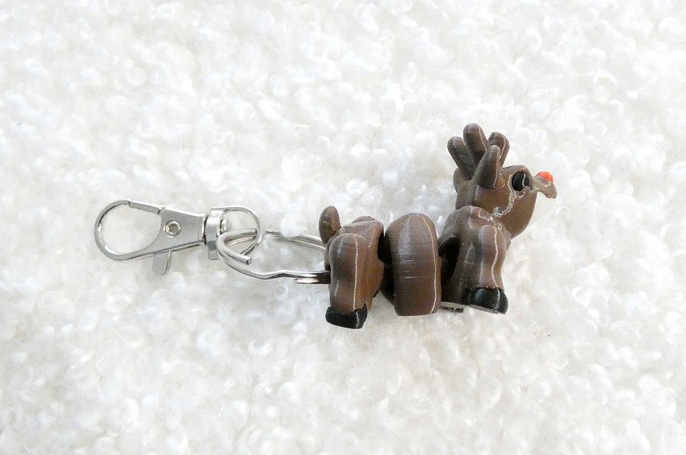 Świąteczny Brelok Renifer Multivers3D