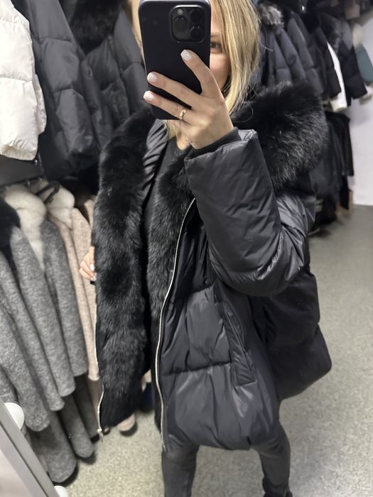 Пуховик с мехом