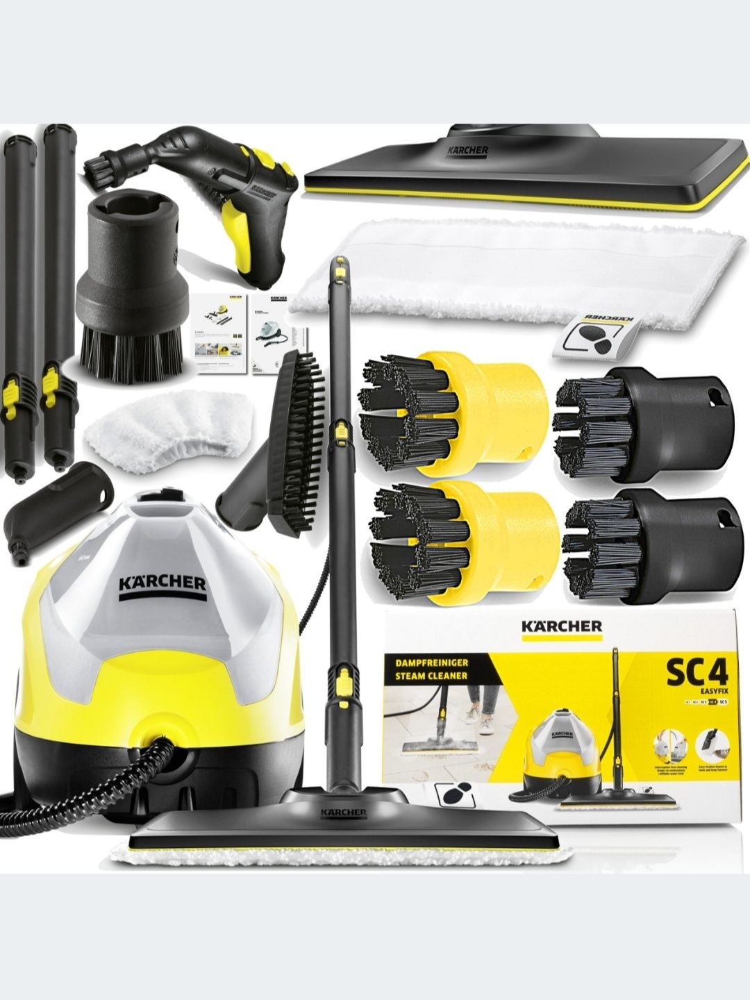 Парова мийка пароочисник парогенератор Karcher Sc4 мега комплект