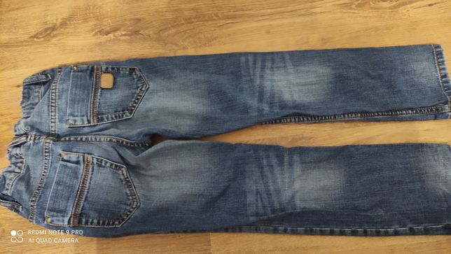 Spodnie dżinsowe chłopięce rozmiar 128