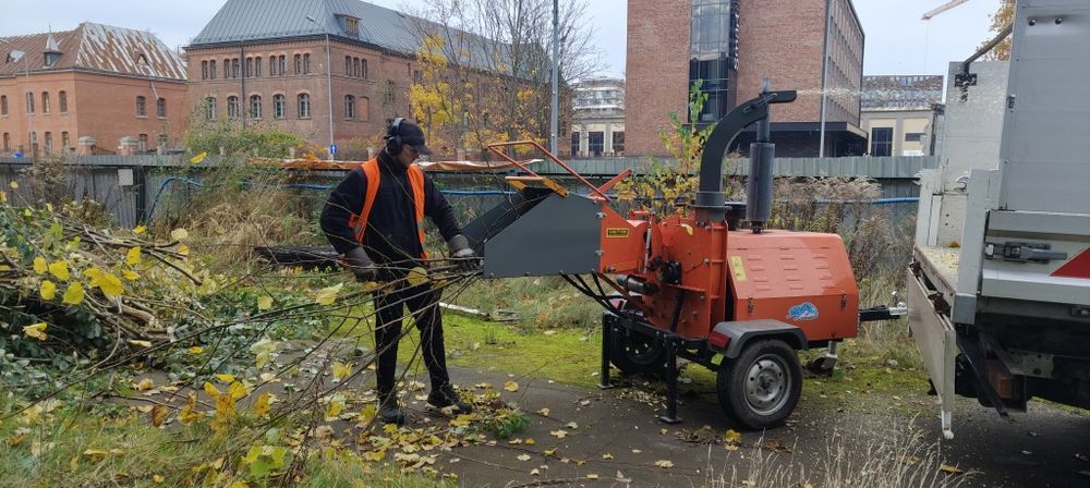 Zrębkowanie mobilne, rębak mobilny, rębakowanie  u klienta