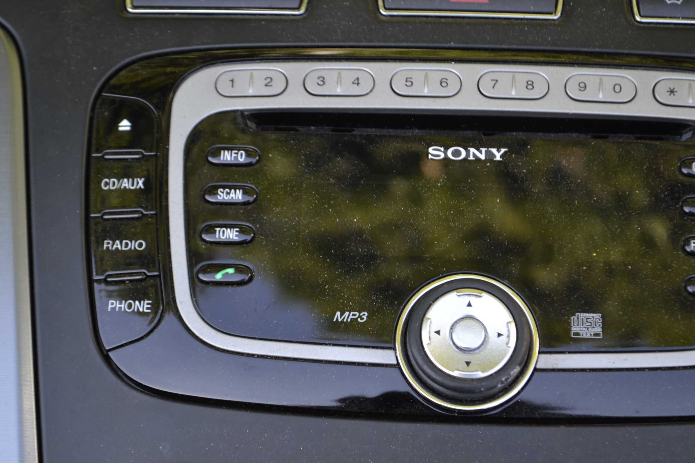 Radio Sony MP3 FORD MONDEO MK4 LIFT wraz z kodem gwarancja legalności