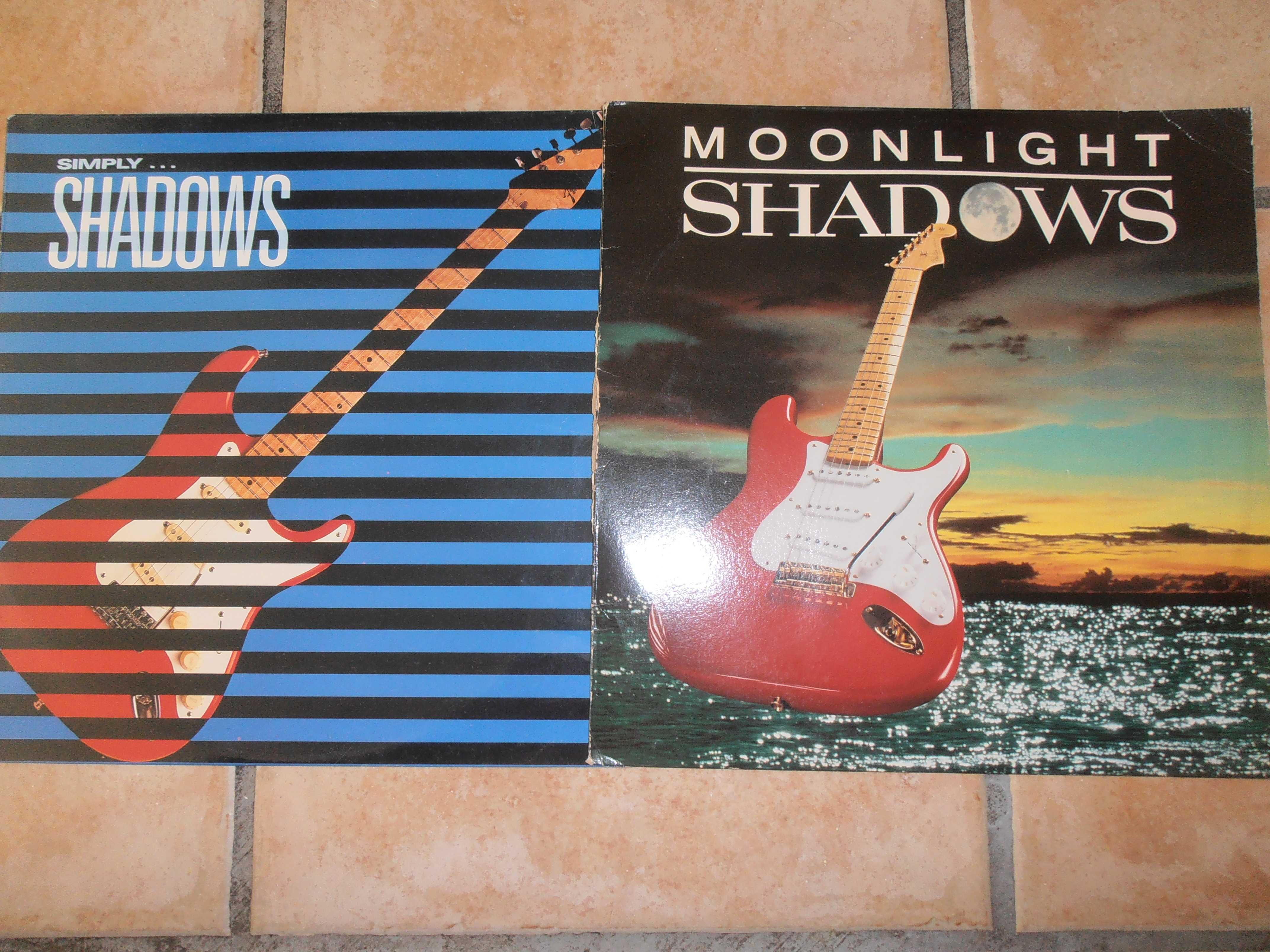 vinil- 2 LPS, simply SHADOWS, moonlight shadows, originais, bom estado