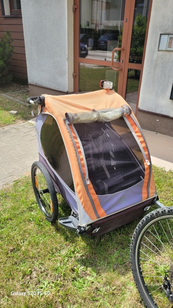 Burley Dlite  double  podwójna przyczepka rowerowa