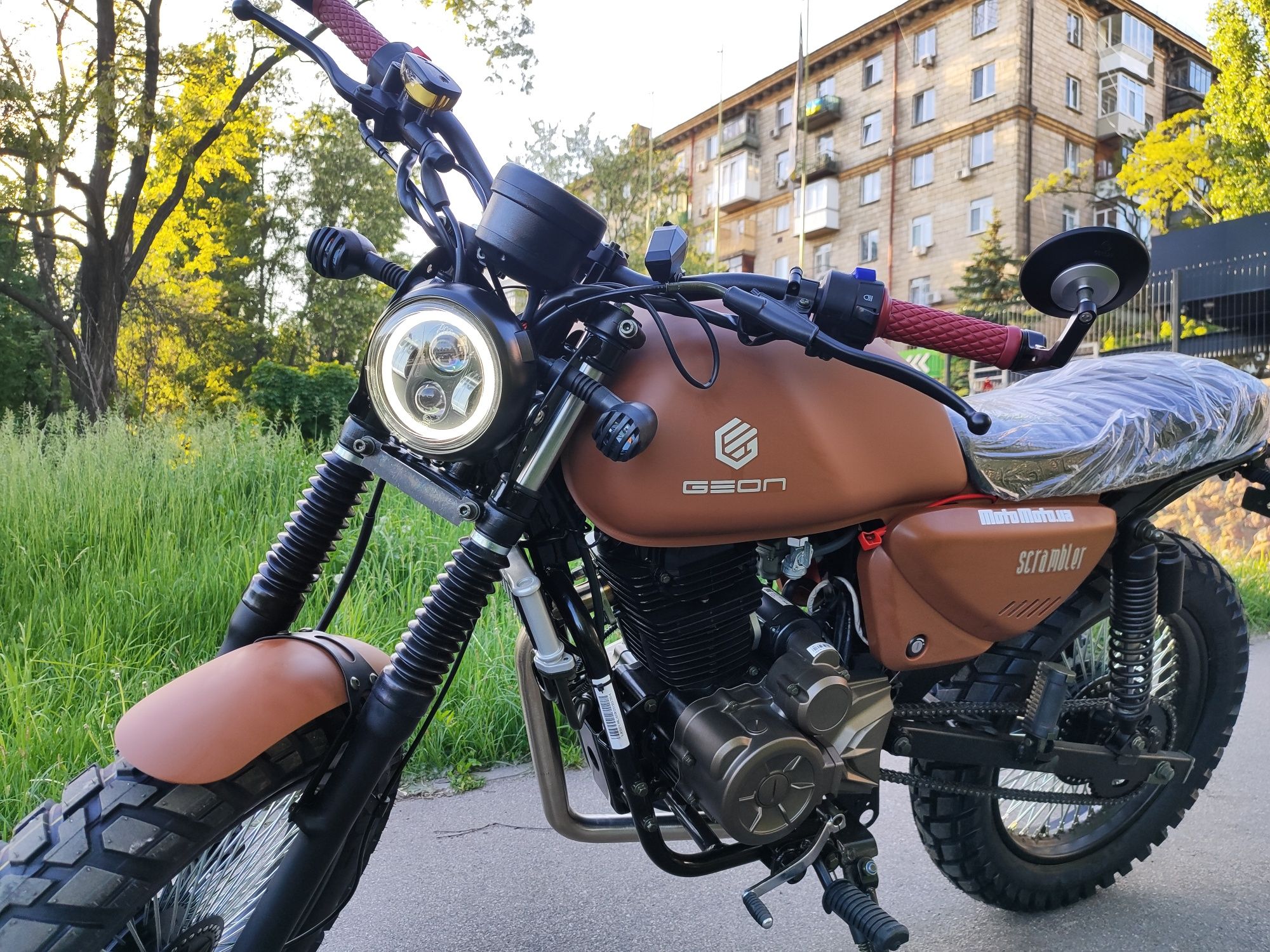 Мотоцикл GEON SCRAMBLER 200 (17/17)/Доставка/Кре