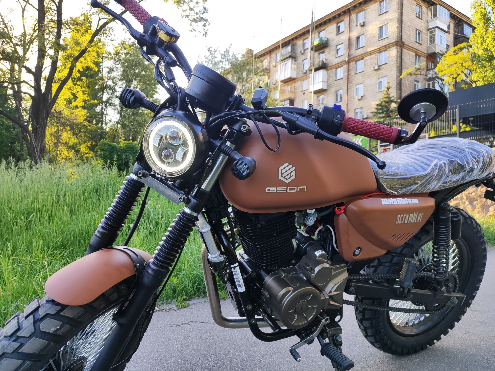 Мотоцикл GEON SCRAMBLER 200 (17/17)  Миттєва розстрочка/Доставка/Кре