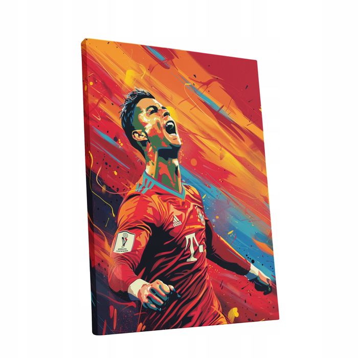 Obraz na płótnie Cristiano Ronaldo w nowoczesnym stylu 30x40 cm
