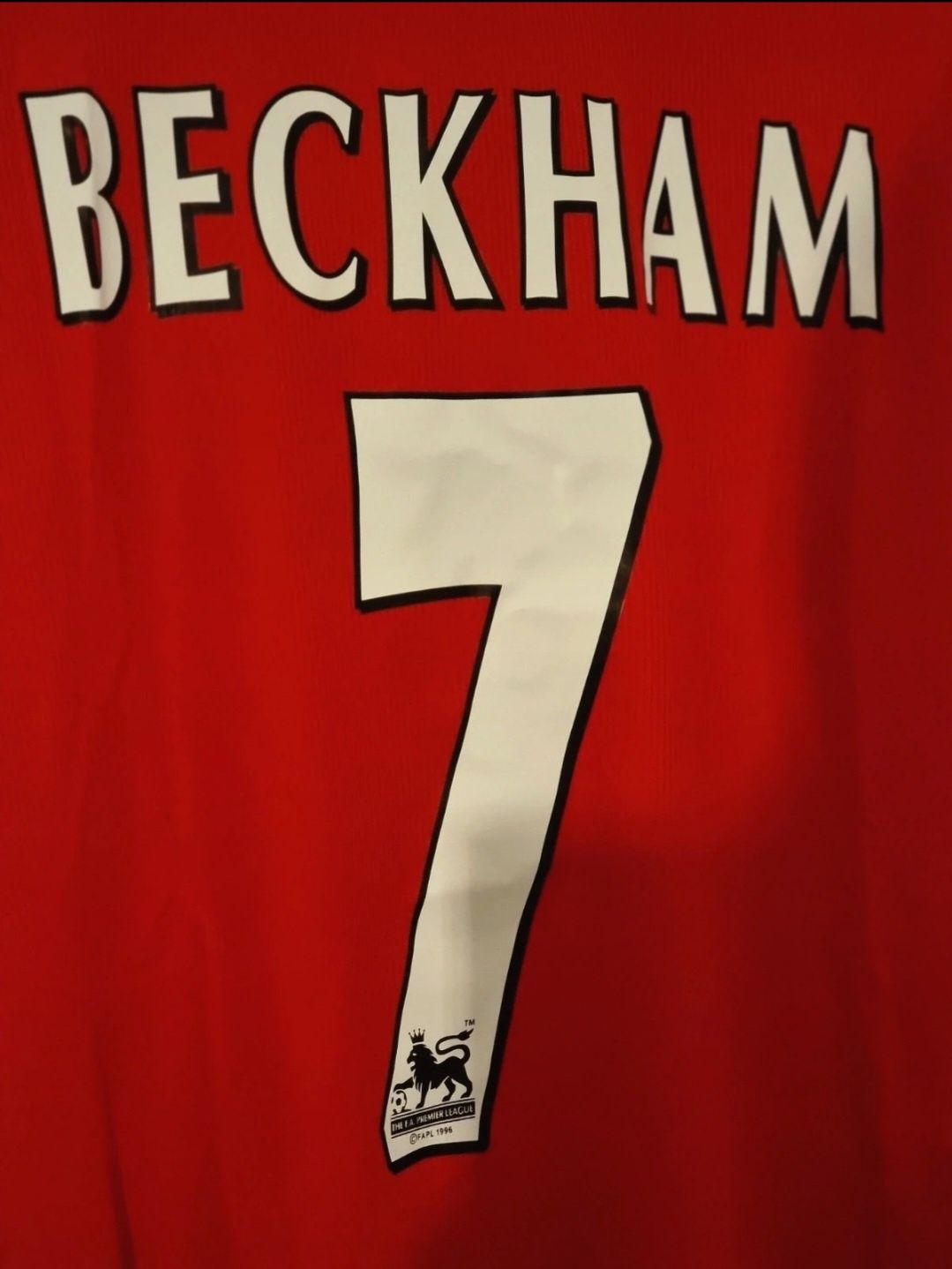 Camisola Manchester United Beckham Umbro 98 99