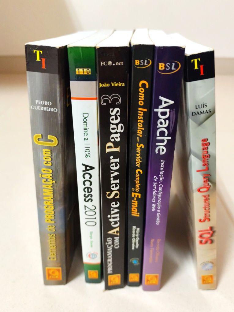 Livros de Informática (SQL / Apache / Access)