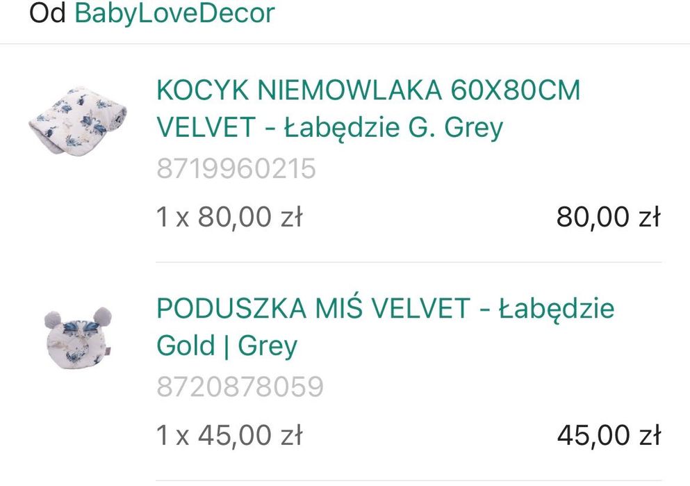Zestaw kocyk kołderka poduszka do wózka łóżeczka