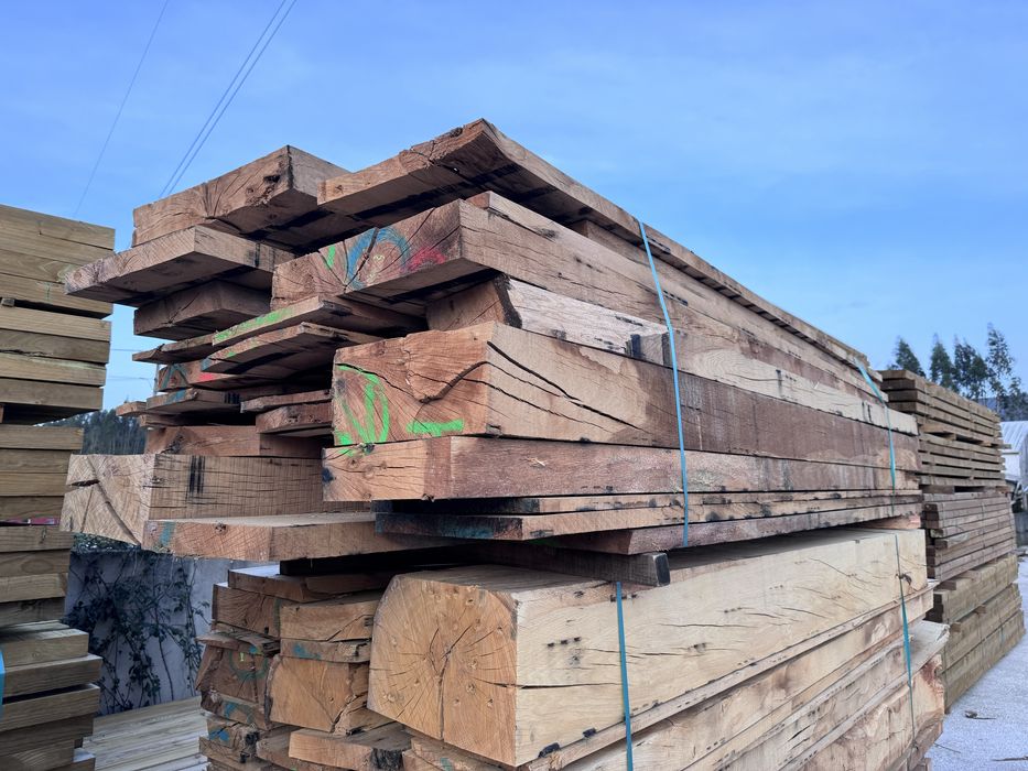 Chaço / Pranchas de madeira Carvalho Frances VINTAGE