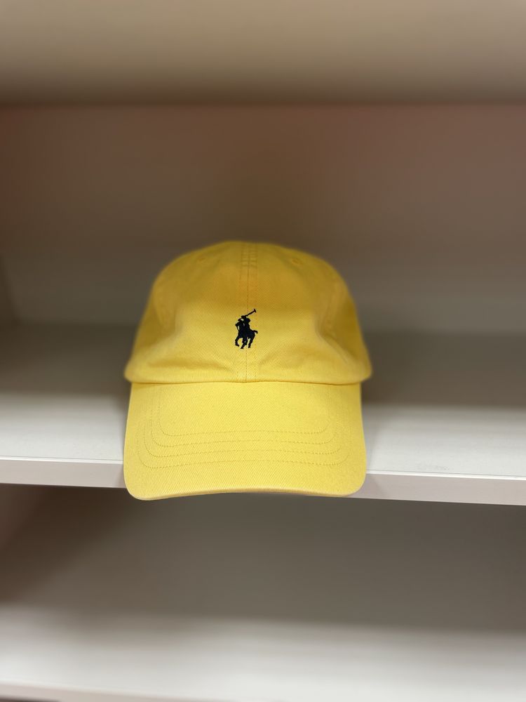 Czapka Polo Ralph Lauren size 59 kolor żółty