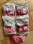 Balony gemar delikatny różowy pastelowy czerwony