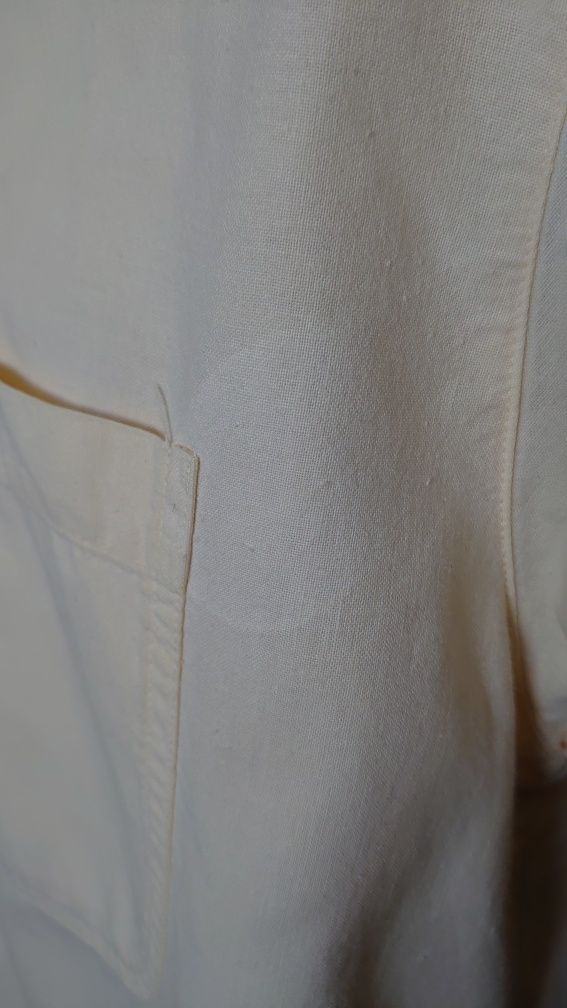 Wrangler Vintage koszula męska M jasny żółty lato krótki rękaw