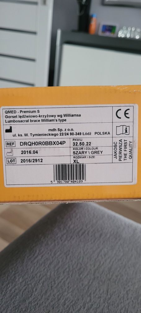 Qmed Gorset lędźwiowo-krzyżowy  Premium S