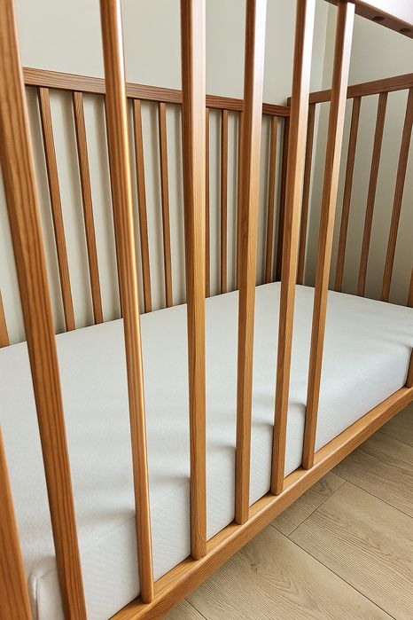 Łóżeczko Woodies Stardust Cot 120×60 z materacem