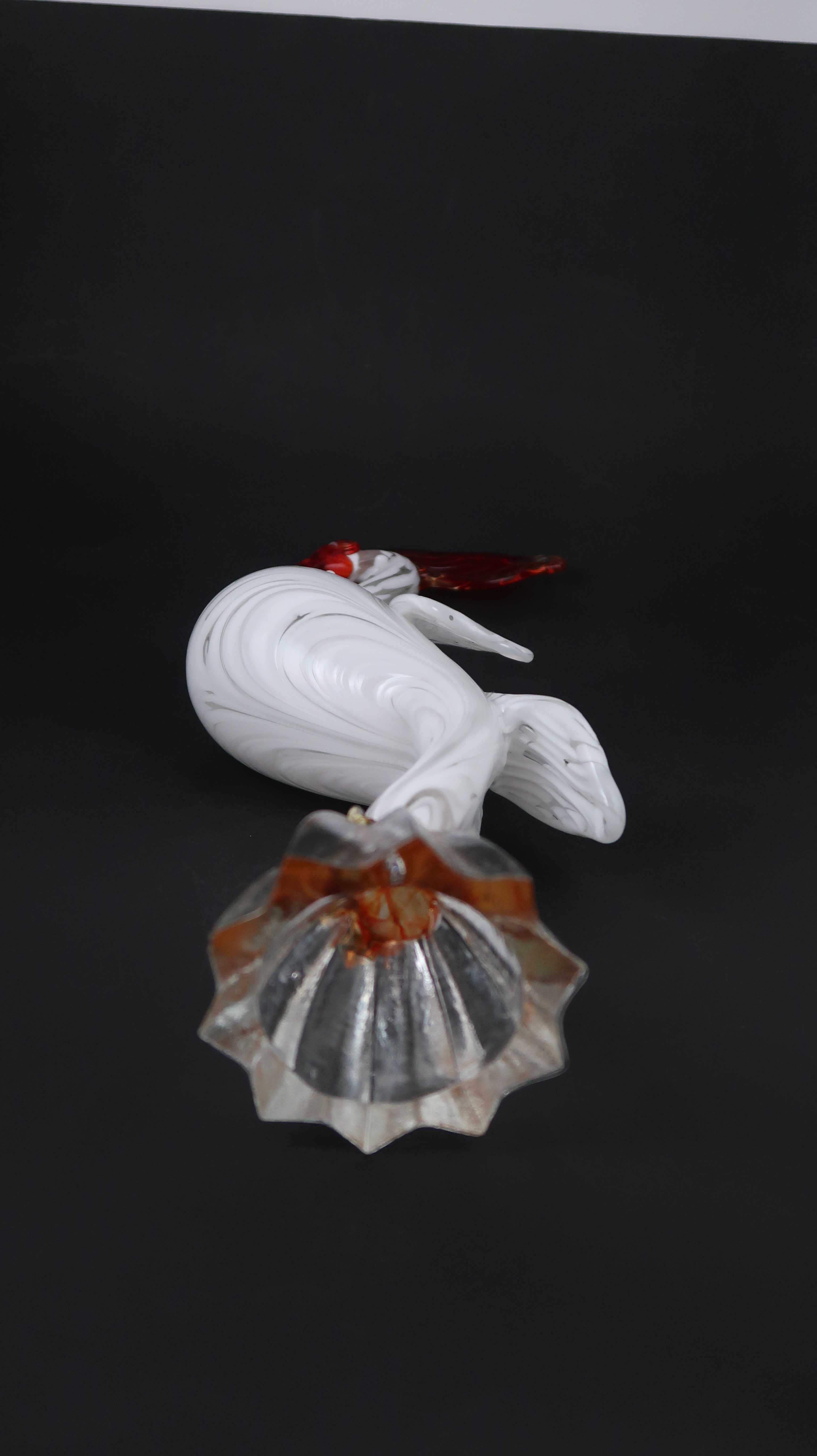 Grande Galo em vidro murano - 35 cm