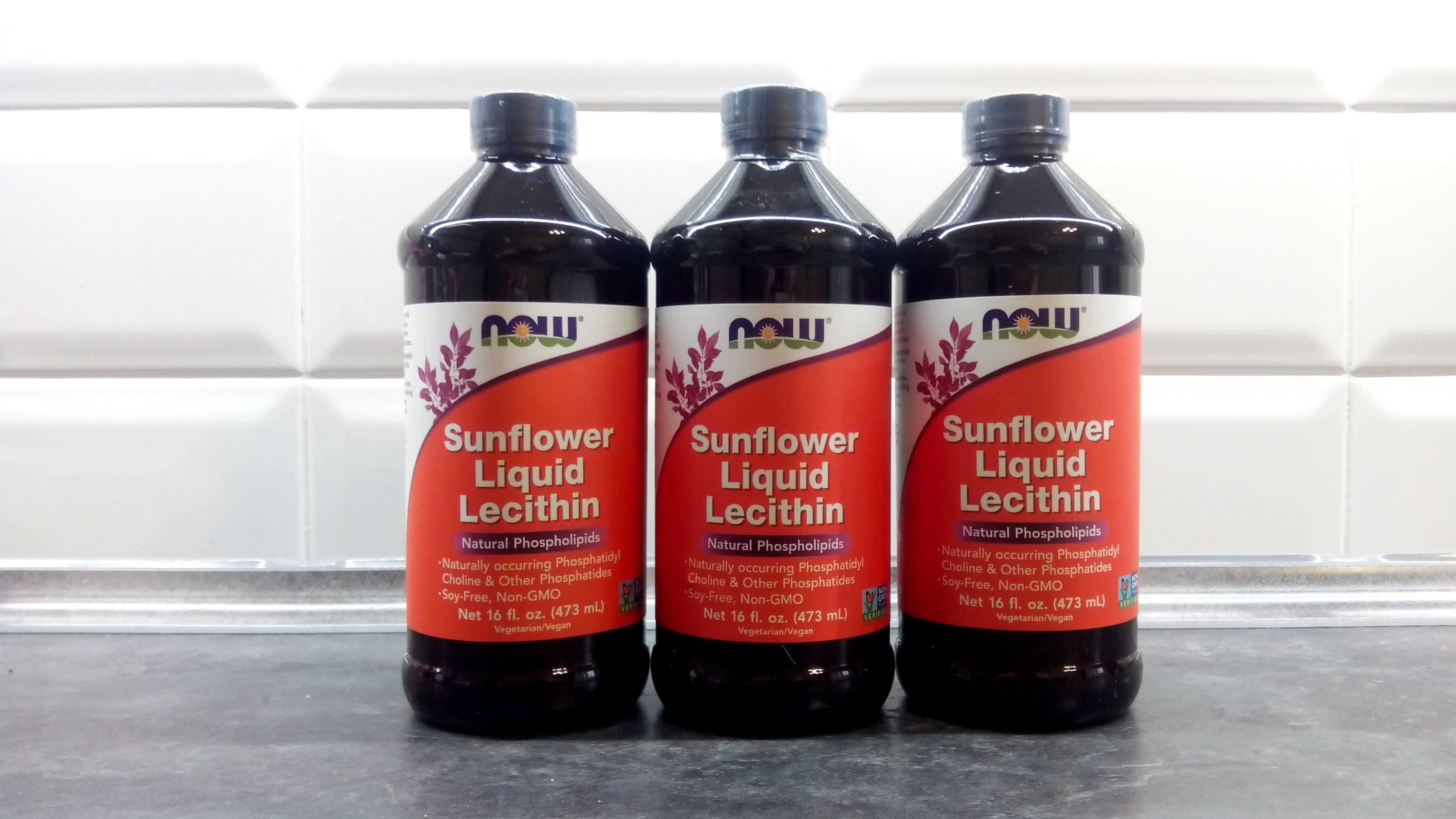 Now Foods, Sunflower Liquid Lecithin (473 мл) лецитин из подсолнечника