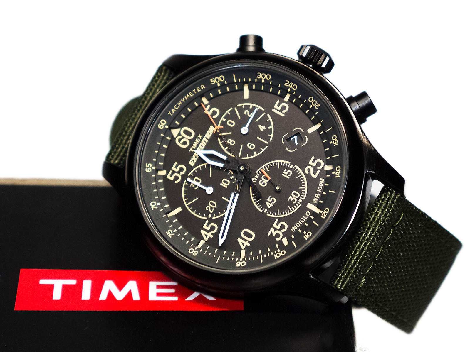 Timex Tw4B10300 Expedition с нейлоновым ремешком