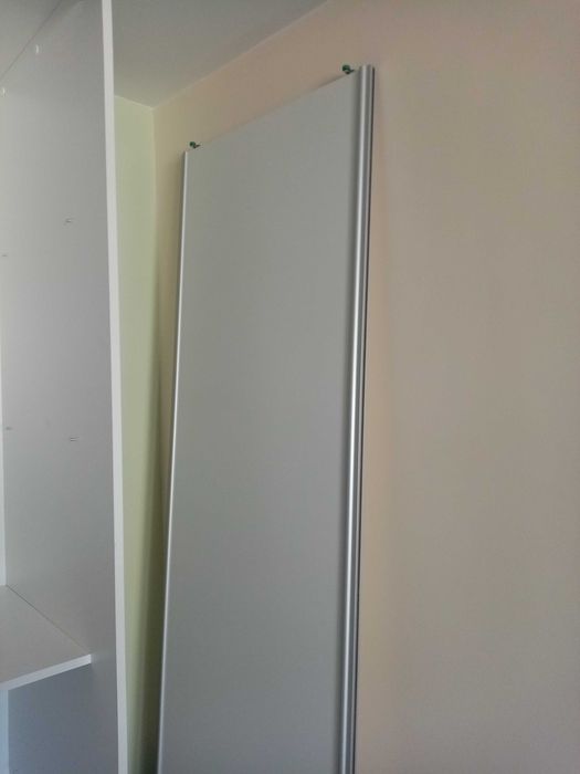 Szafa przesuwna Maja, biała 130x242x60 NOWA szuflady, cichy domyk