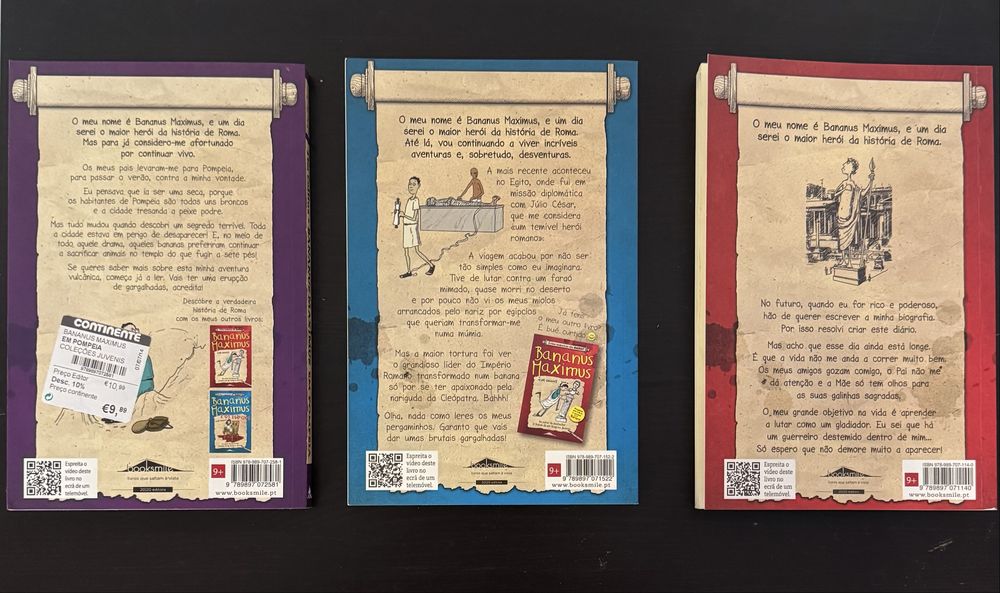 Livros Bananus Maximus - Tim Collins (3 volumes)