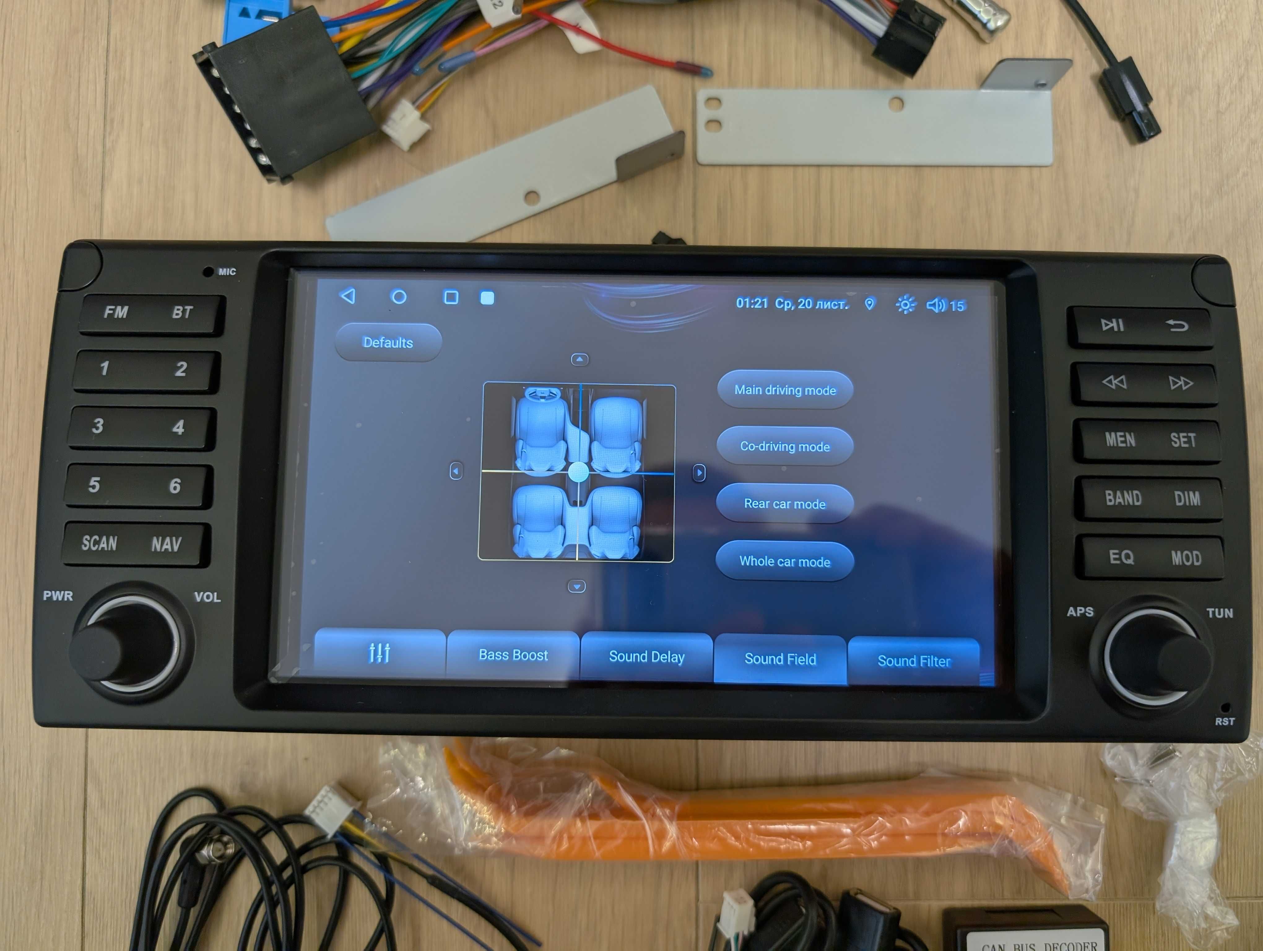 Магнітола 8" 4/64GB BMW 5 E39 1995-2003 E53 E38 CarPlay Android Auto