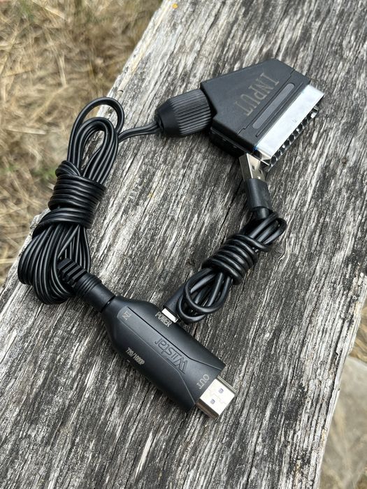 Конвертер HDMI в Scart 1080P, 1м. Адаптер, перехідник