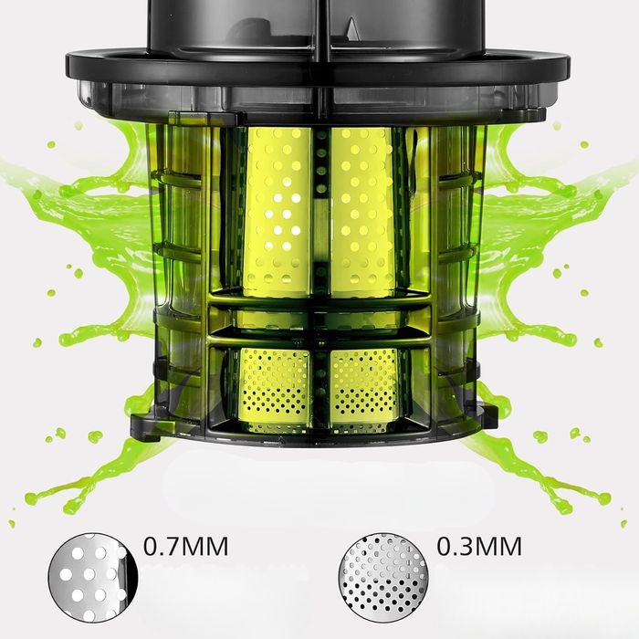 Wyciskarka Wolnoobrotowa AOBOSI 200W Sokowirówka Funkcja Reverese