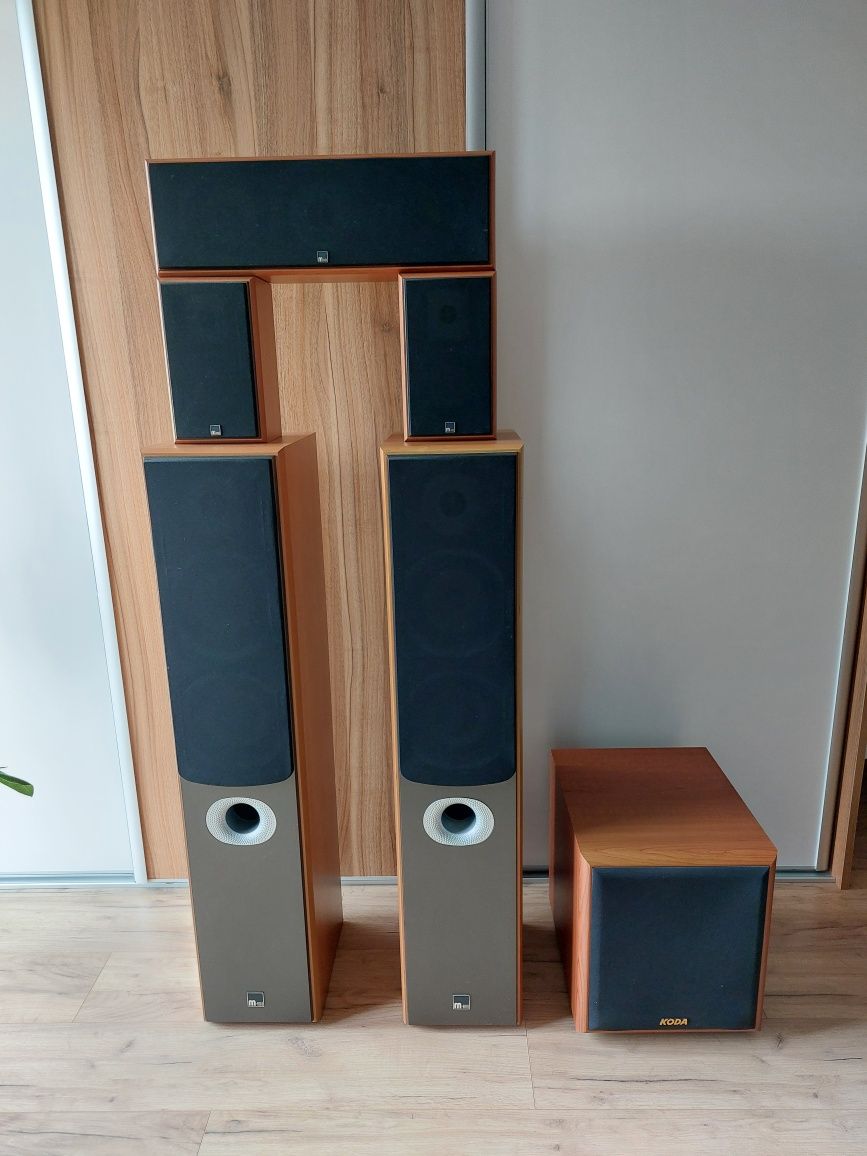 Głośniki kolumny mAudio + subwoofer KODA stan idealny