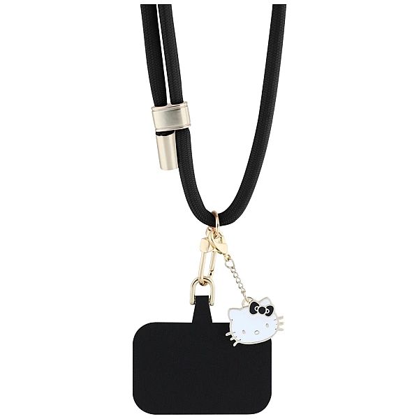 Uniwersalna smycz do telefonu Hello Kitty Patch & Kitty Head Charm - c