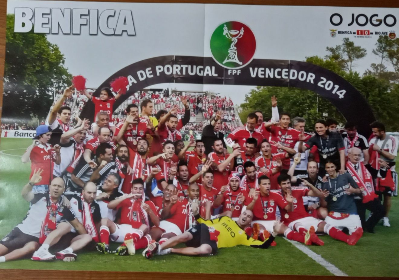 poster SLB vencedor da taça de Portugal 2013/2014
