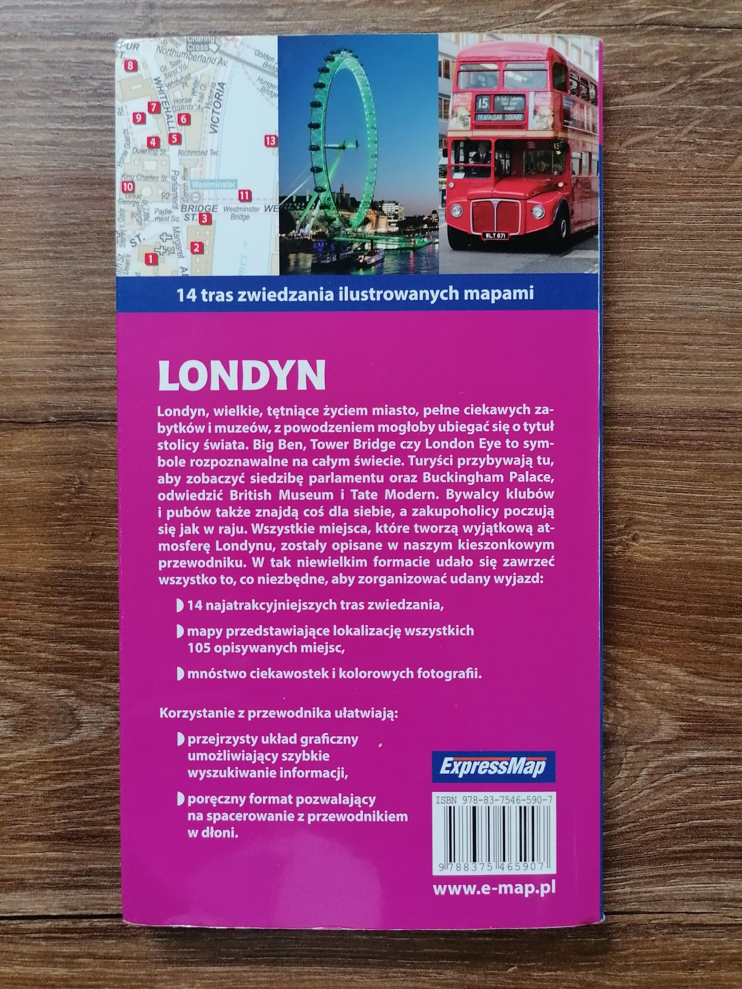 Londyn - explore! guide - express map - przewodnik