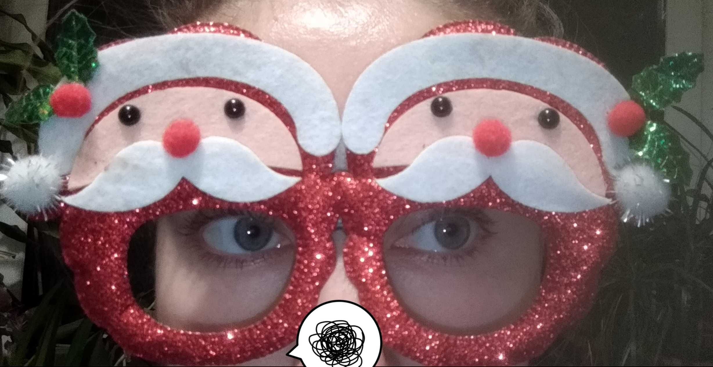игрушка маска новогодние маскарадные очки карнавальные