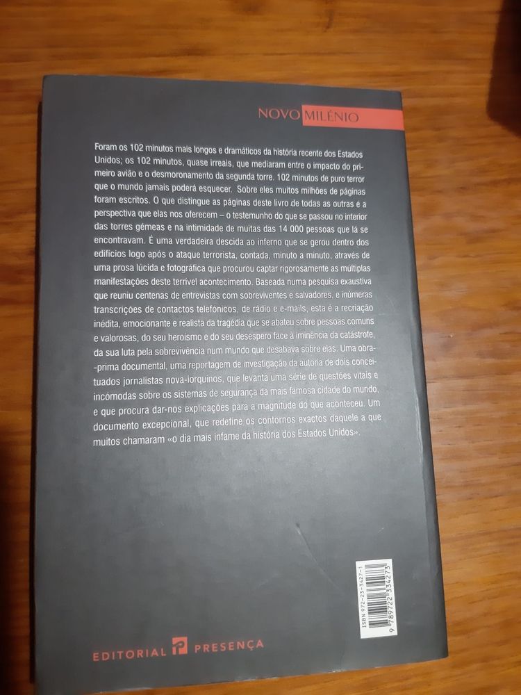 Livro “102 minutos”