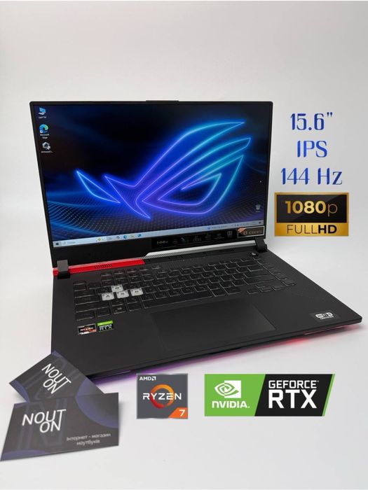 ASUS ROG Strix — потужний ігровий ноутбук RTX 3050, Ryzen 7, 144Гц
