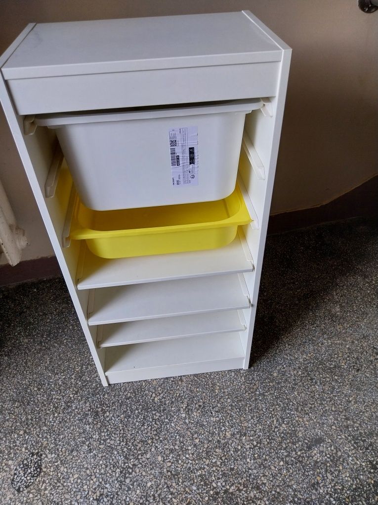 Ikea regał TROFAST 46x30x94cm z pojemnikami i półkami
