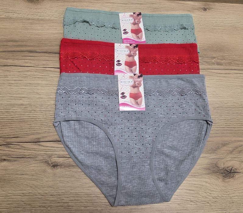 Majtki Damskie komplet 3sztuki 4XL