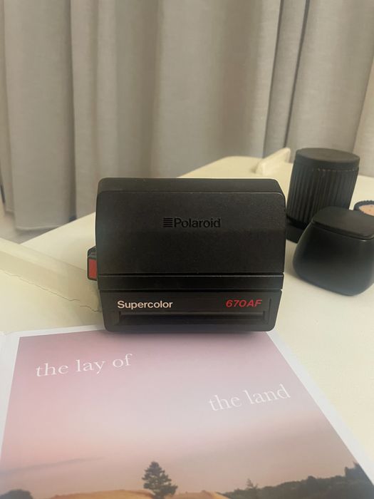 Câmera Polaroid Supercolor 670AF – Vintage e em ótimo estado