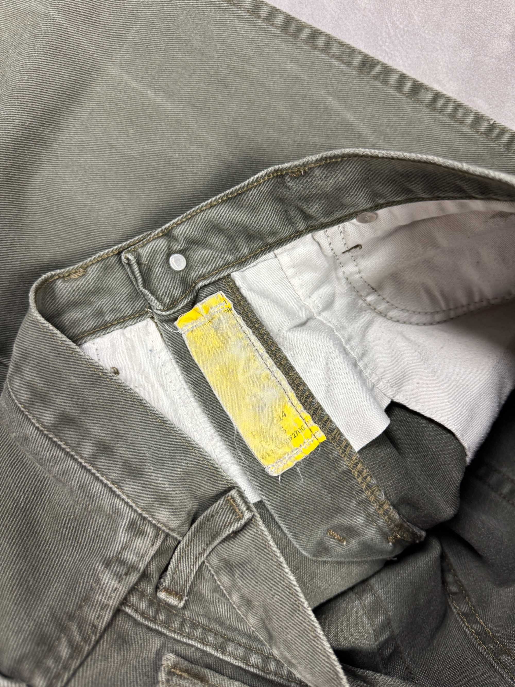 Wrangler washed faded denim spodnie jeansowe streetwear y2k (33×34)