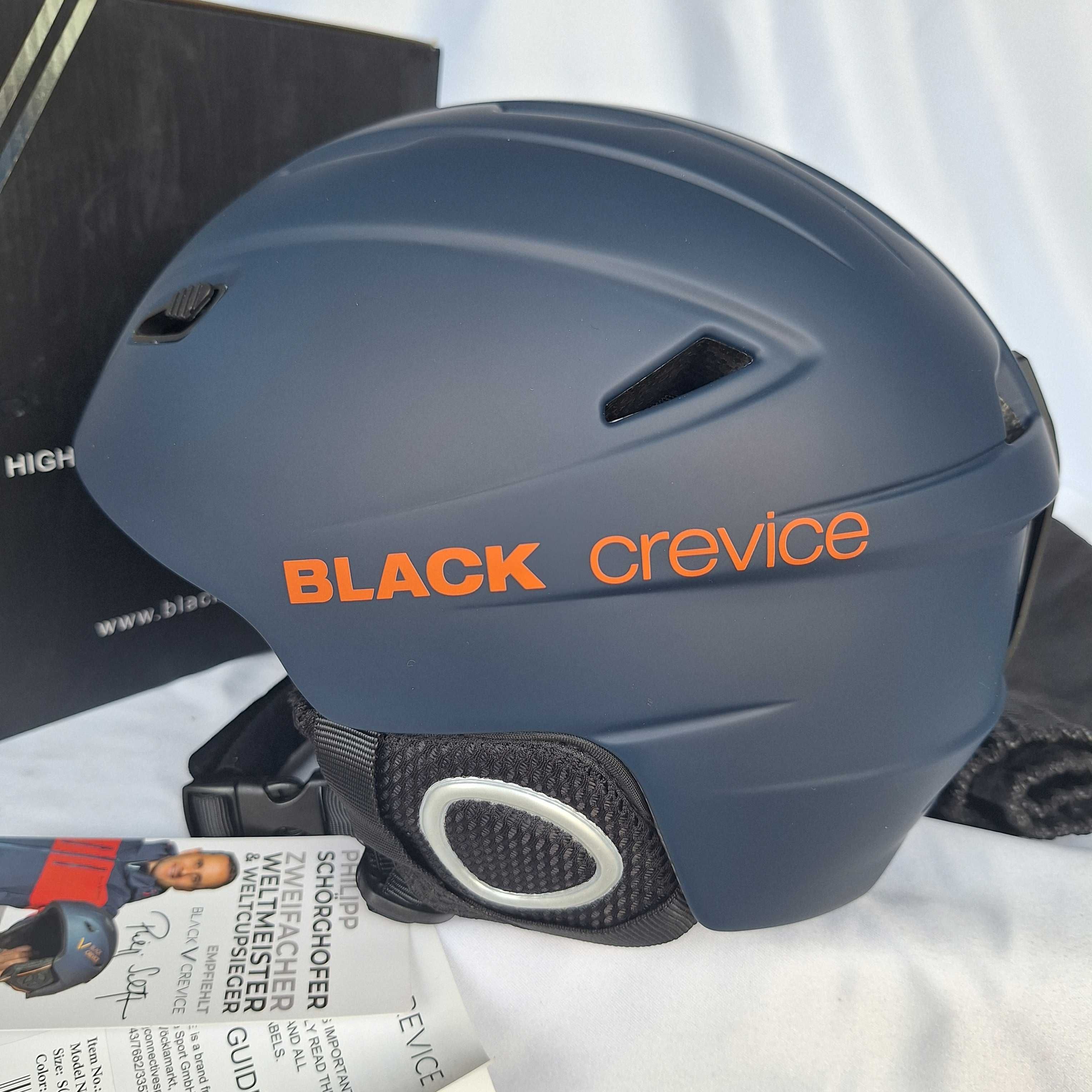 Kask narciarski Black Crevice Kitzbuhel Navy Orange S 55-56cm