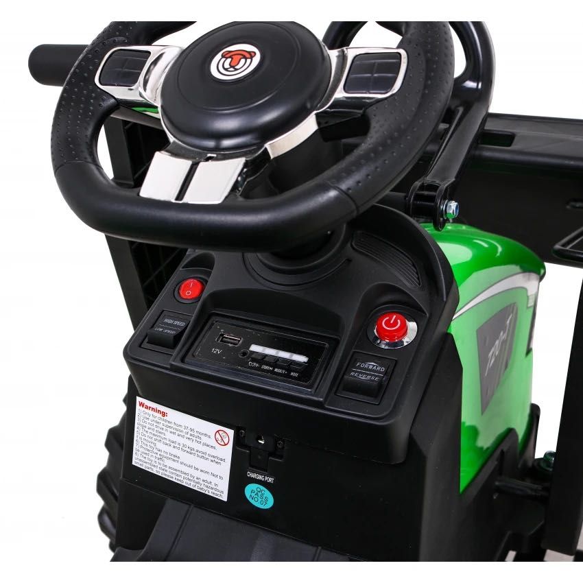 Auto Pojazd Traktor na akumulator z Przyczepą 720-T autko dla dzieci