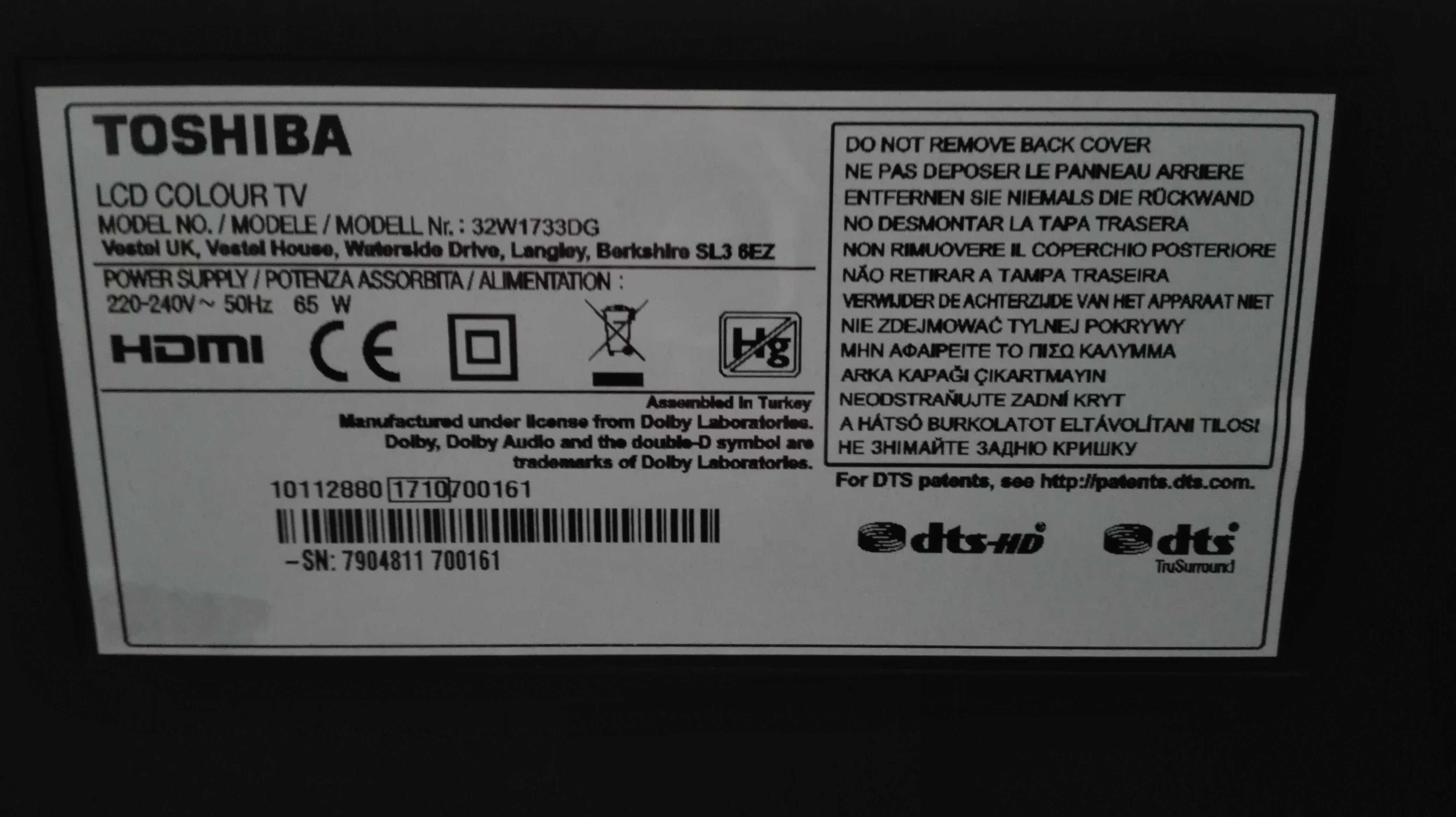 Toshiba Tv 32 cale Led Okazja cenowa !