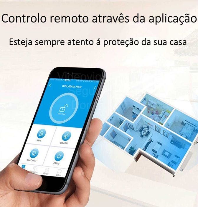 Alarme GSM * WiFi * Sem Fios * Compatível com Tuya e Alexa