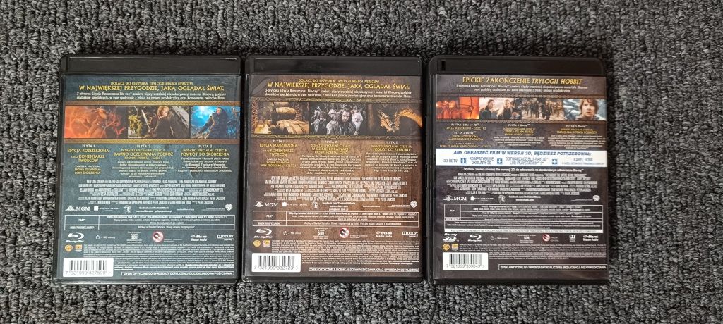 Hobbit Trylogia Edycja Rozszerzona Blu-ray Lektor PL