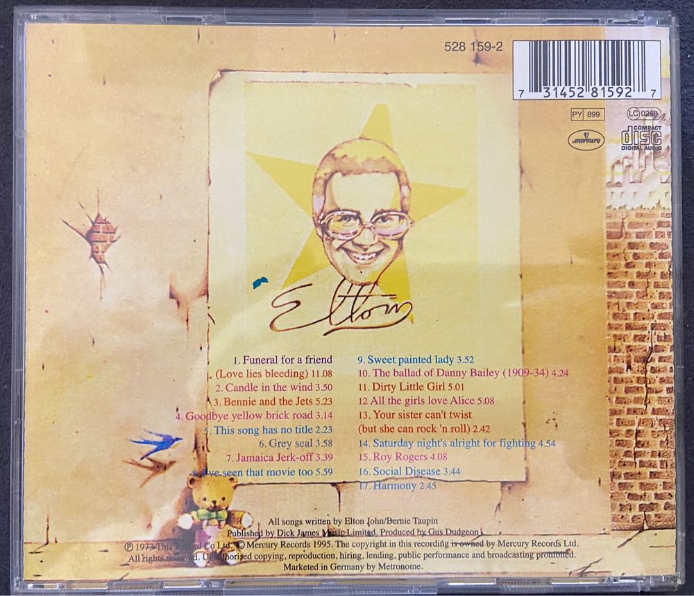 Cd Elton John The Classic Years